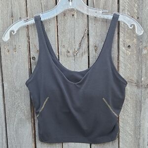 lululemon athletica Black Crop Top